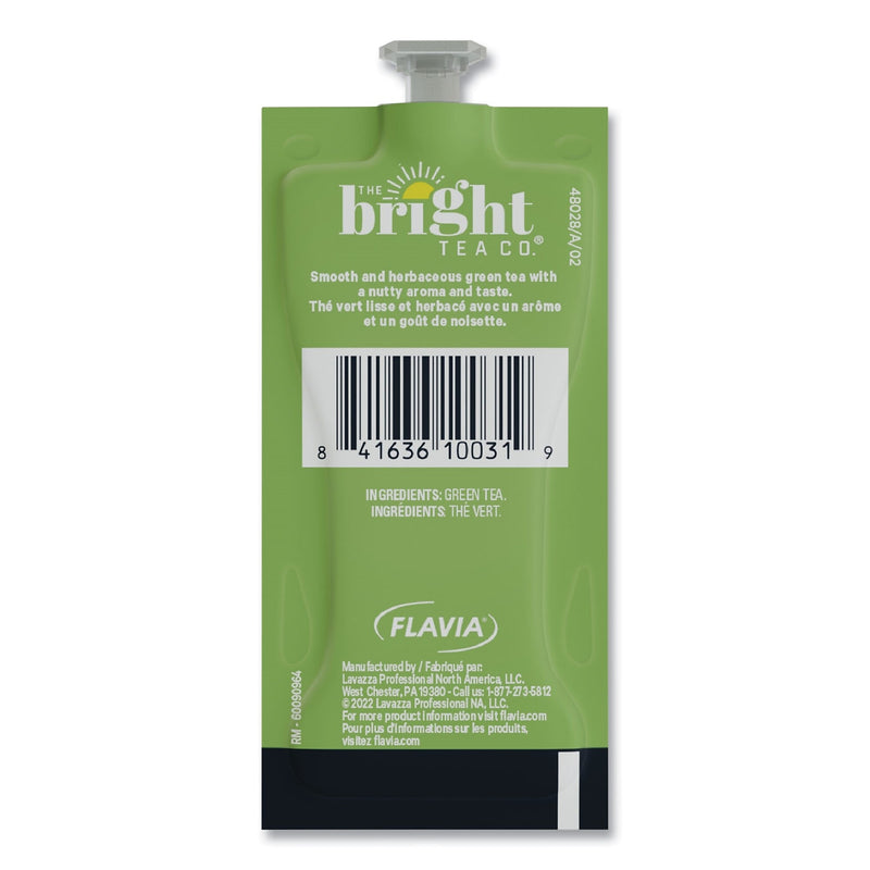 FLAVIA The Bright Tea Co. Select Green Tea Freshpack, Select Green, 0.09 oz Pouch, 100/Carton