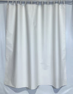 Gary Manufacturing  Anti-Ligature 70" x 72" Vinyl Shower Curtains, Hook & Loop Slider Tabs, White, 12/Case (STPSTDST)