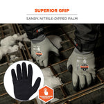 Ergodyne ProFlex 7501 Nitrile Coated Cold Resistant Gloves, Medium, Gray, 1 Pair (17633)