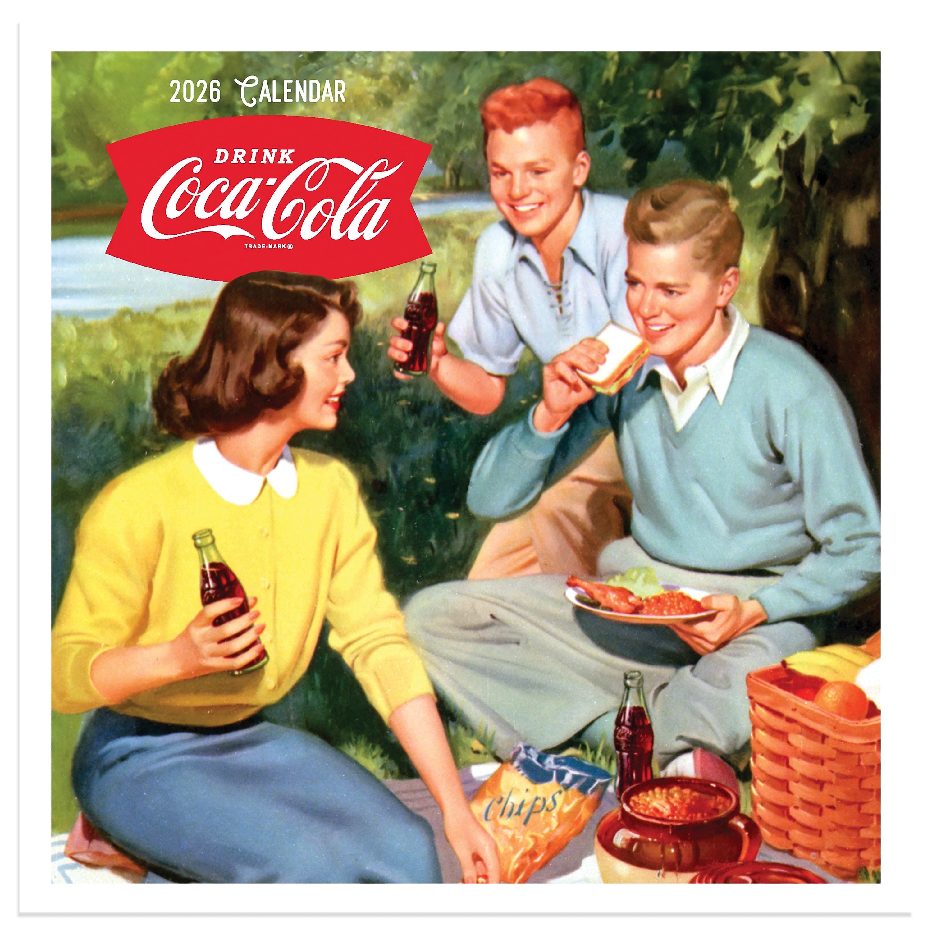 2026 TF Publishing 12" x 17" TF Publishing 7" x 7" Coca-Cola Mini Calendar 26-2102