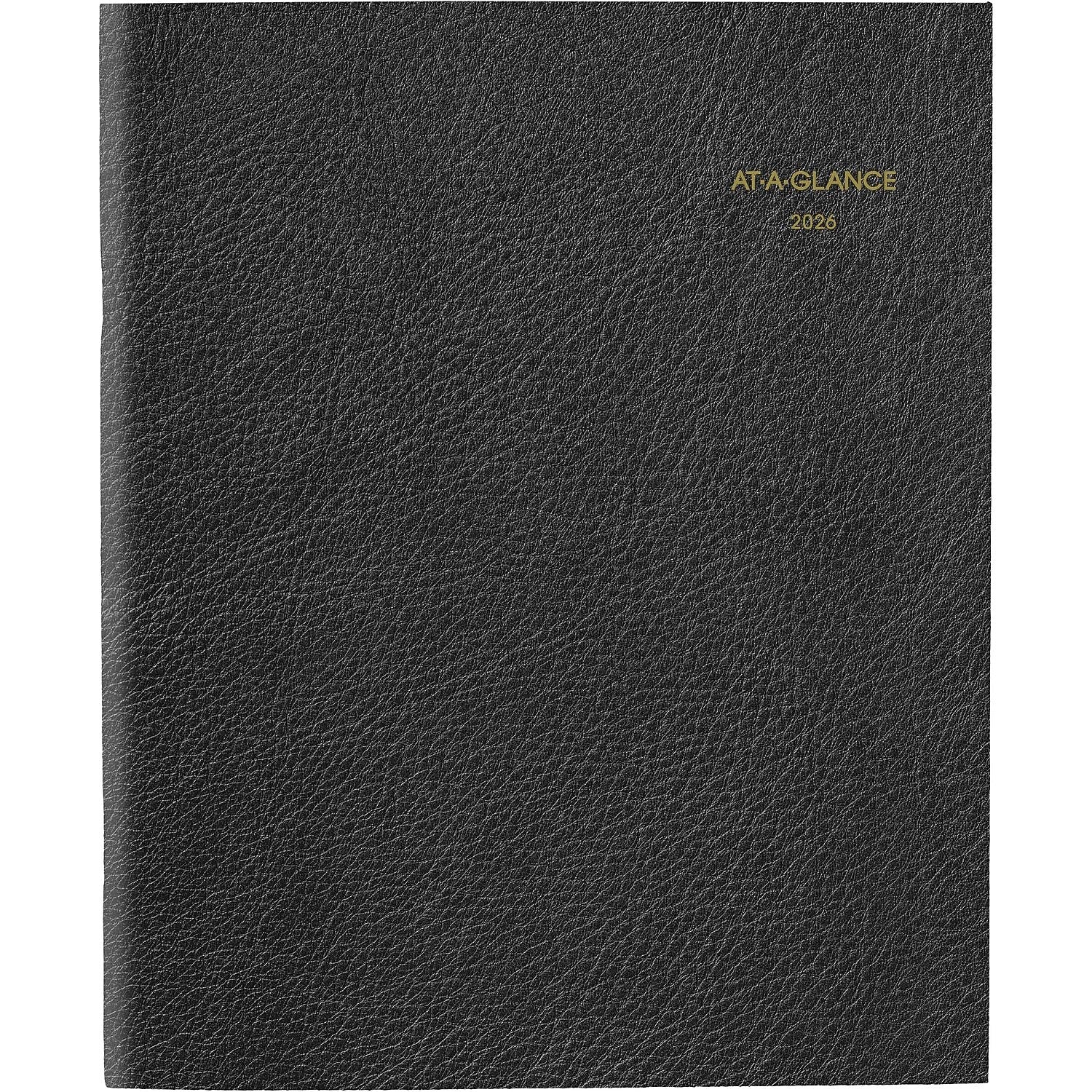 2026 AT-A-GLANCE Executive 11" x 9" Monthly Padfolio Refill, White/Black (70-909-10-26)