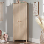 Sauder Select 72"H Storage Cabinet with 3 Shelves, Natural Maple (433285)