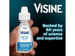 Visine Dry Eye Relief Lubricant Eye Drops, 15mL, 2/Box (49374)