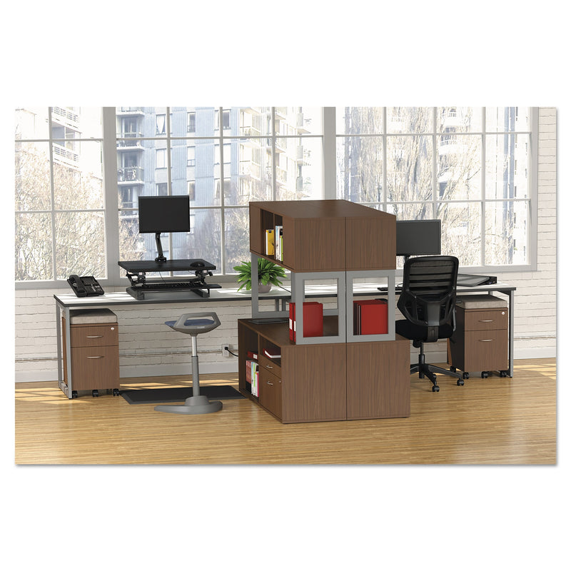 Alera® Reversible Laminate Table Top, Rectangular, 72w x 24d, White/Gray