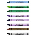 Prang Standard Crayons, Assorted Color, 16/Box (X00100)