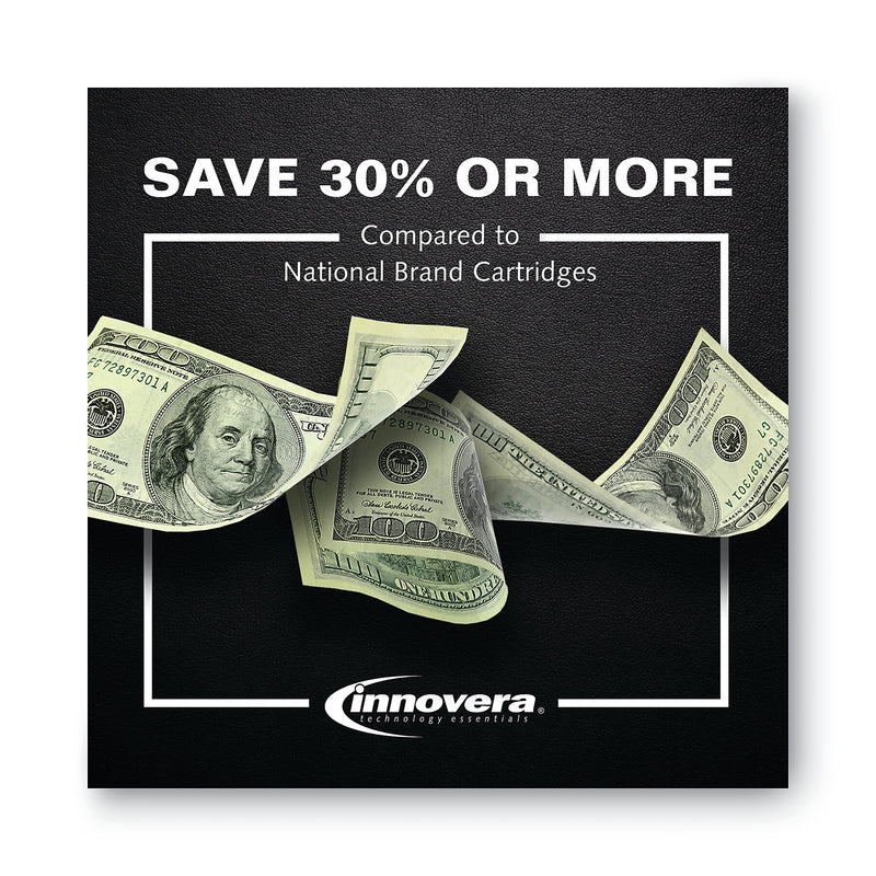 Innovera Remanufactured Black Ink, Replacement for 972 (F6T80AN), 3,500 Page-Yield
