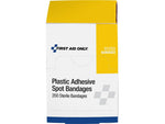 First Aid Only Plastic Spot Adhesive Bandages, 200/Pack (91250)
