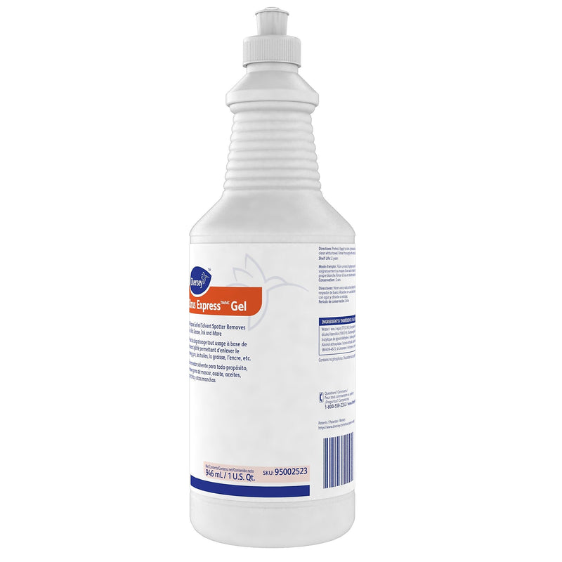 Diversey Express Gel All-Purpose Solvent Spotter, Citrus, 1 Quart (95002523)
