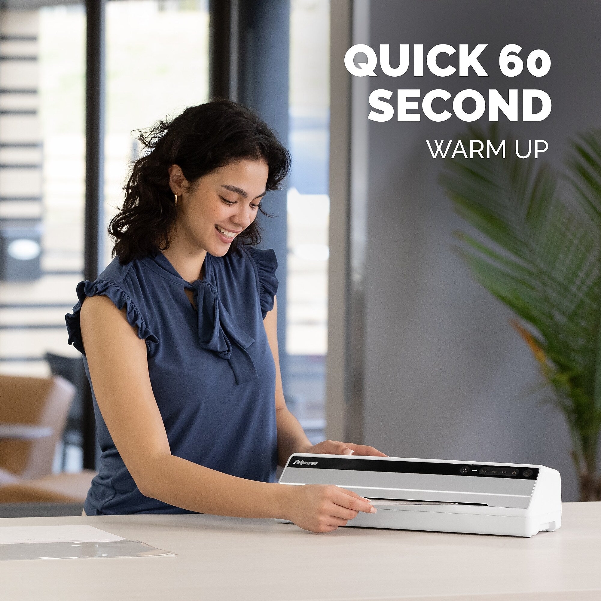 Fellowes Saturn 125 Thermal & Cold Laminator, 12.5" Width, White (5736601)
