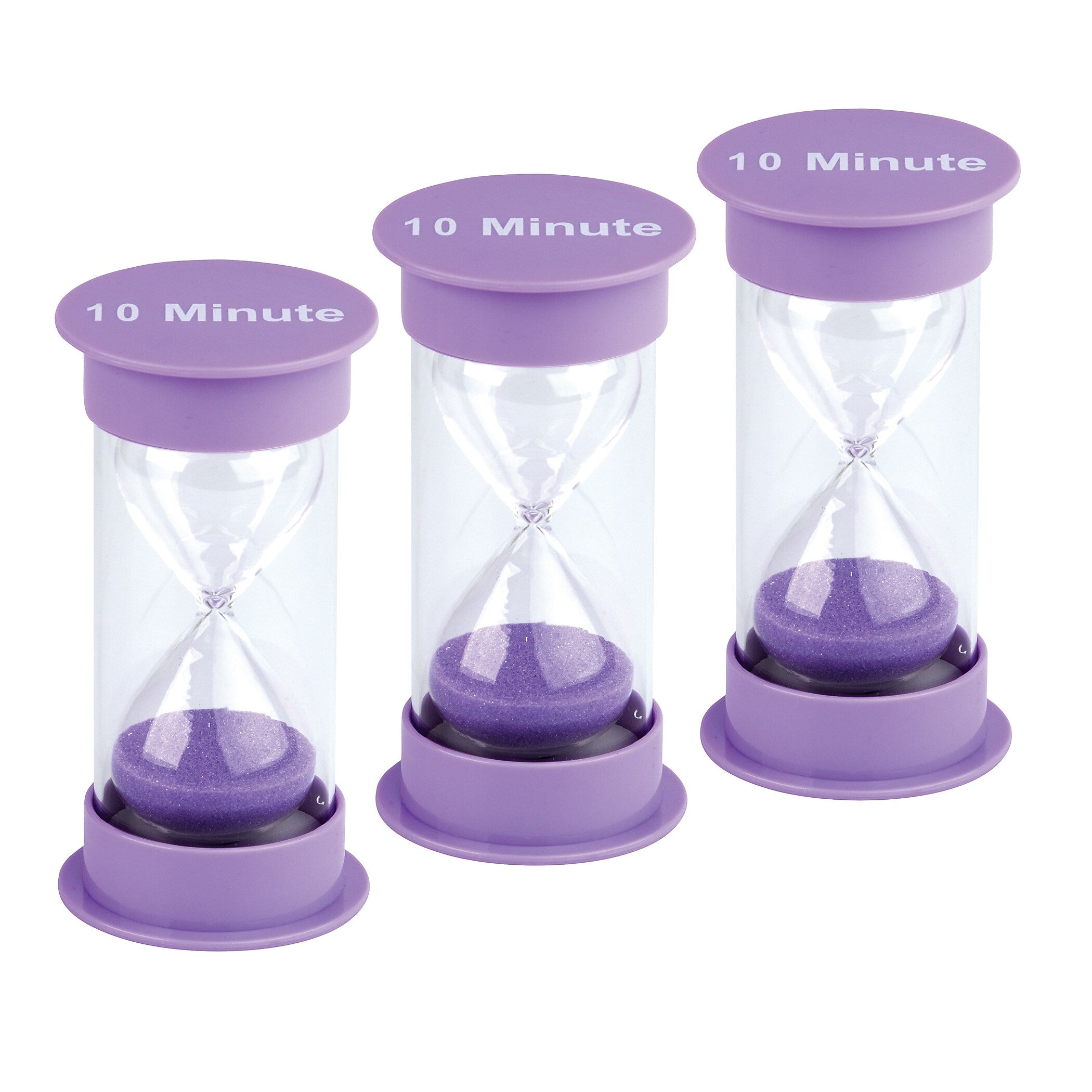 Teacher Created Resources Sand Timer, Medium, 10 Minute, Pack of 3 (TCR20762-3)