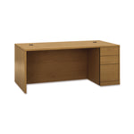 10500 Series "l" Workstation Right Pedestal Desk With Full-Height Pedestal, 72" X 36" X 29.5", Harvest