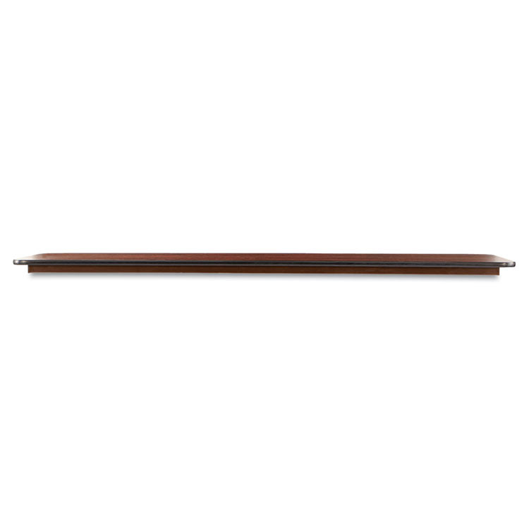Wood Folding Table, Rectangular, 71.88w X 17.75d X 29.13h, Mahogany