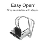 Cardinal Premier Heavy Duty 4" 3-Ring View Binders, D-Ring, White (10340CB)