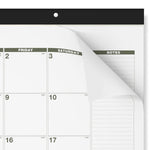 2026 AT-A-GLANCE Recycled 21.75" x 17" Monthly Desk Calendar, Green/Black (SK32G-00-26)