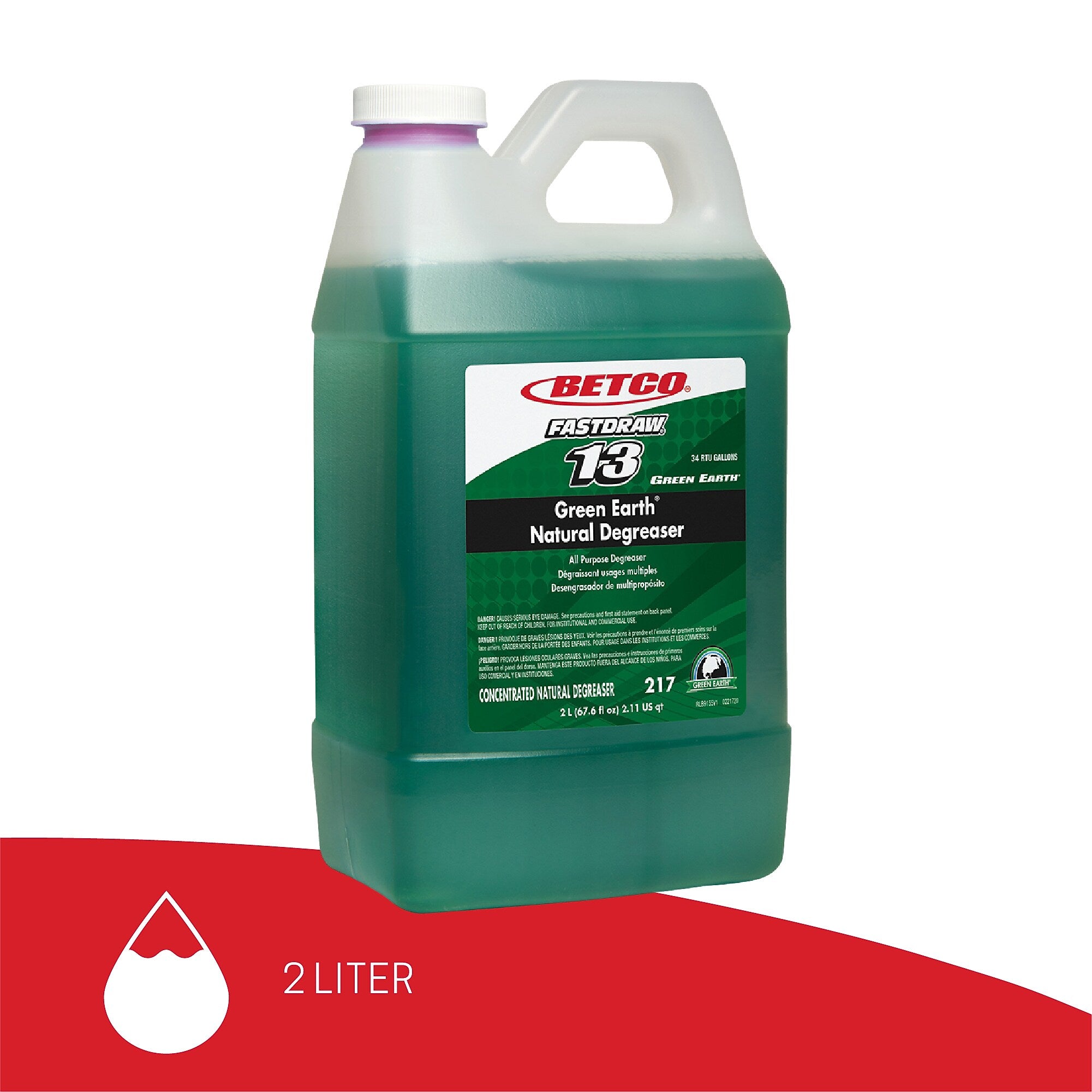 Betco Green Earth Natural Degreaser, 67.6 oz., 4/Carton (2174700)
