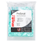 WypAll PowerClean ProScrub Fabric Cleaning Wipers, 9.5", Green, 75 Wipers/Box, 6/Carton (91367)