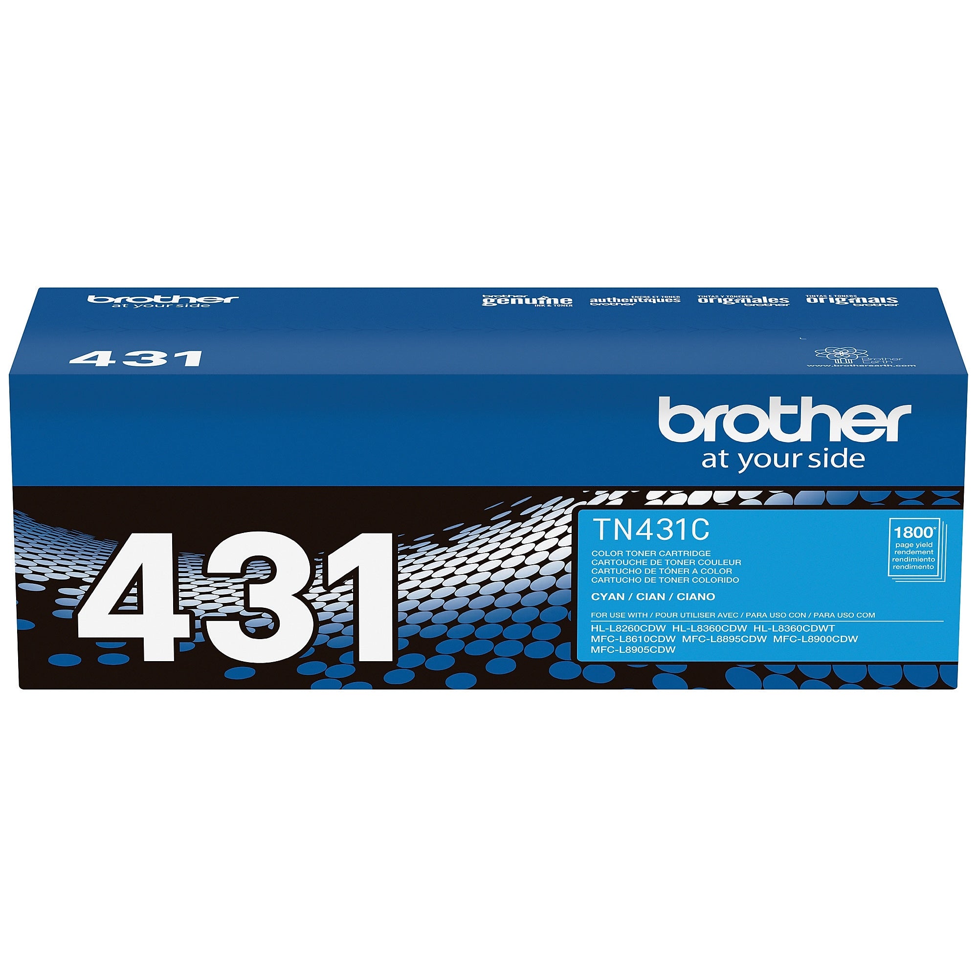Brother TN-431 Cyan Standard Yield Toner Cartridge   (TN431C)