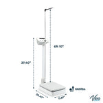 Viva Comfort ADI904-01-MK BMI Scale, White, 660 lbs. Capacity