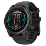 Garmin fenix E AMOLED Multisport GPS Smartwatch, Slate Gray & Black, 47mm (GRM0302503)