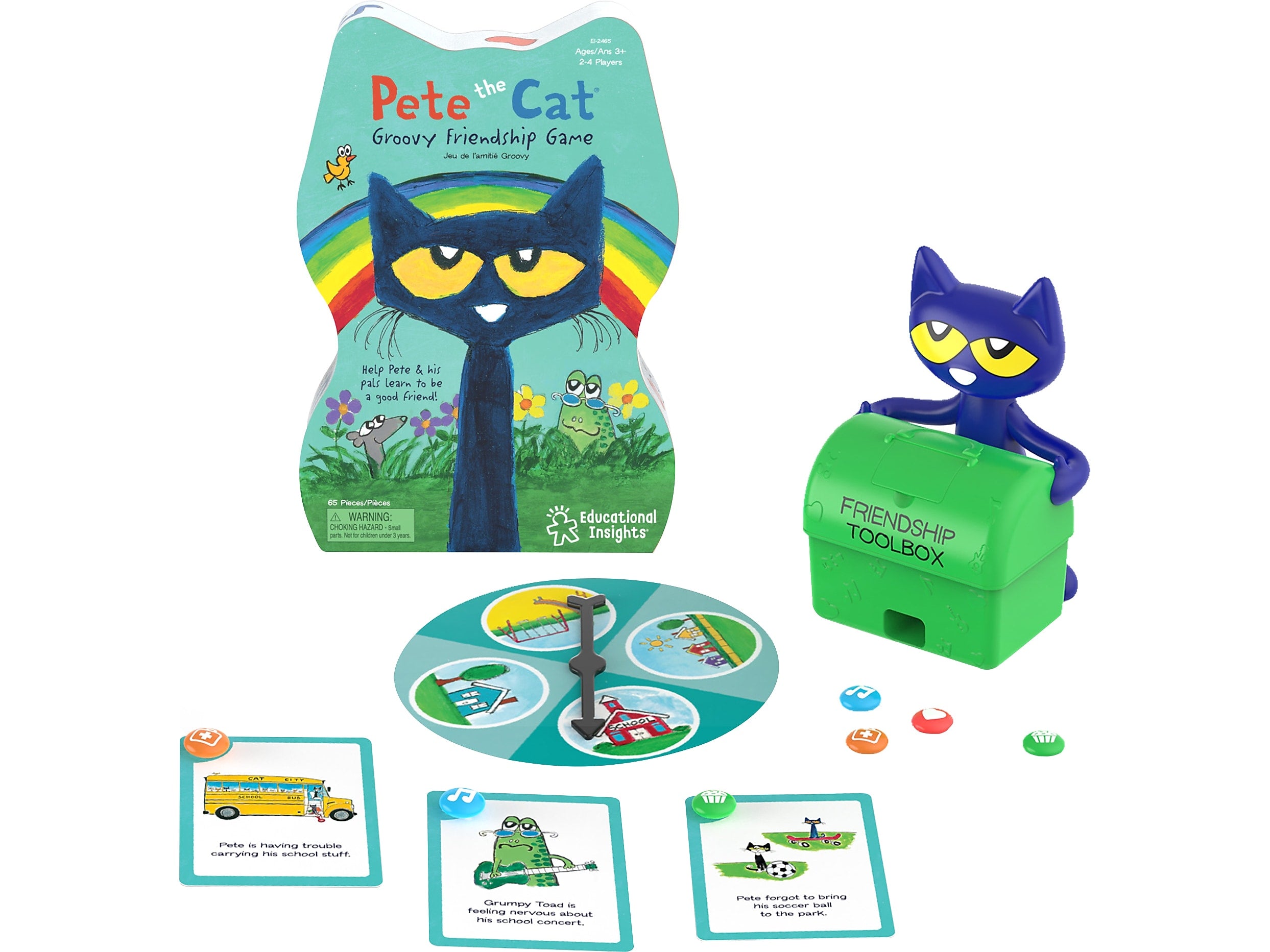 Educational Insights Pete the Cat Groovy Friendship Game (2465)