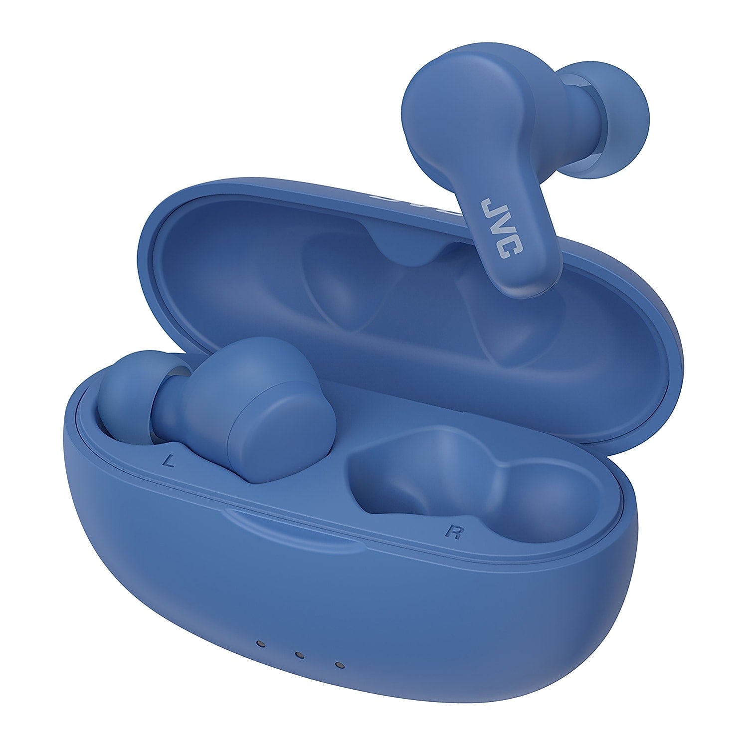 JVC Gumy Wireless Earbuds, Bluetooth, Blueberry (JVCHAA7T2A)