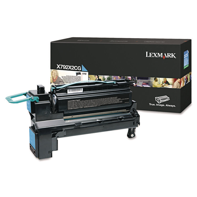 X792x2cg Extra High-Yield Toner, 20,000 Page-Yield, Cyan
