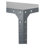 Commercial Steel Shelving Unit, Six-Shelf, 36w X 24d X 75h, Dark Gray