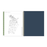 2026 Blue Sky Kelly Ventura Gardens 8.5" x 11" Calendar Year Weekly & Monthly Planner, Plastic Cover, Multicolored (153064)