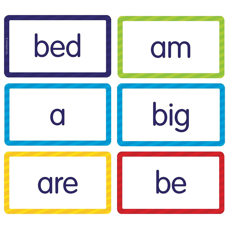 Scholastic Teaching Solutions Flash Cards, Sight Words, 6/Pack (SC-823358-6)