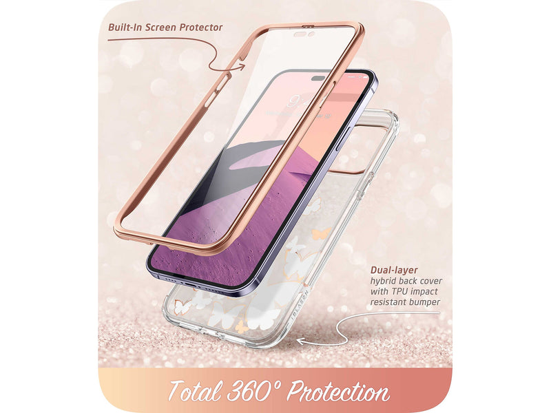 i-Blason Cosmo Pinkfly Case for iPhone 14 Pro Max (iPhone2022Pro-6.7-Cosmo-SP-Pinkfly)