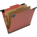 AbilityOne Heavy Duty Hanging File Folder, 3-Tab, Letter, Brown, 10/Box (NSN6816534)