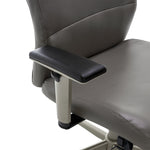 La-Z-Boy Baylor Ergonomic Faux Leather Swivel Executive Chair, Gray (CHR10085C)