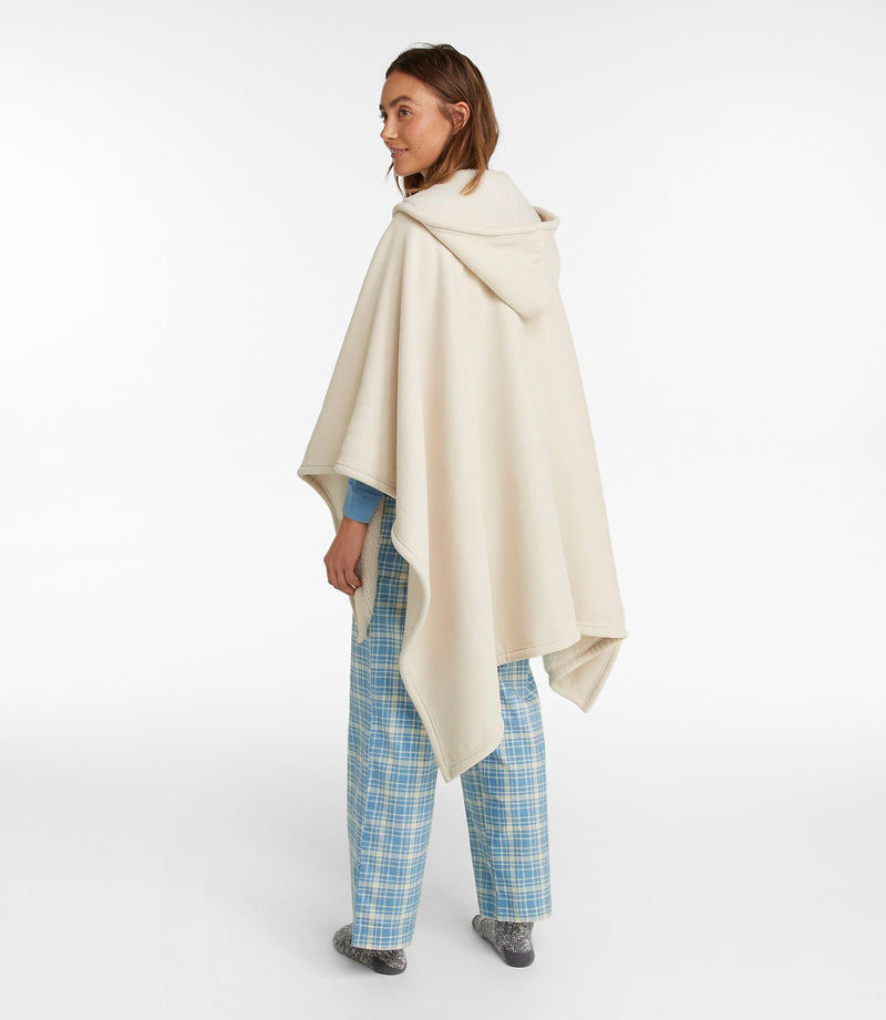 L.L.Bean Cozy Chenille Wearable Throw, Gray (1000248683)