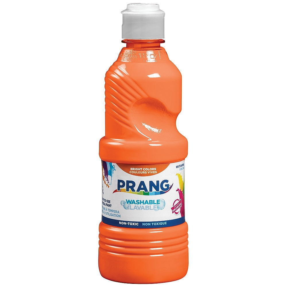 Prang Washable Tempera Paint Orange, 16 oz. (10702)