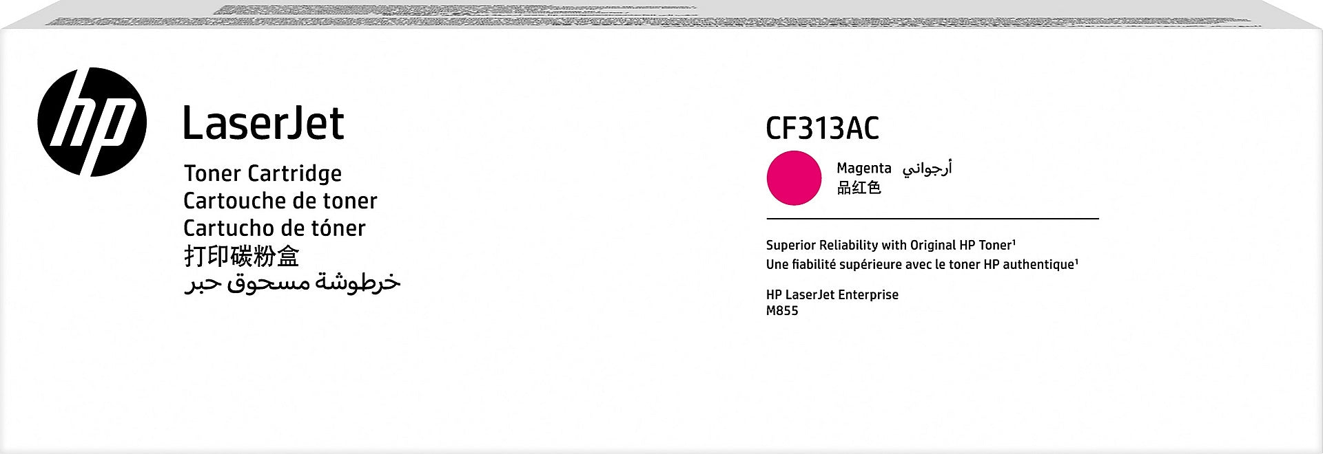 HP 826AC Magenta Standard Yield Toner Cartridge , Prints Up to 31,500 Pages (CF313AC)
