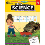 Shell Education 180 Days of Science for Prekindergarten Workbook