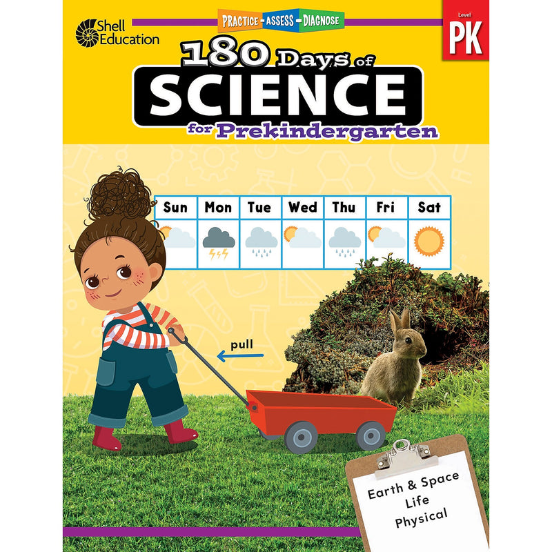 Shell Education 180 Days of Science for Prekindergarten Workbook