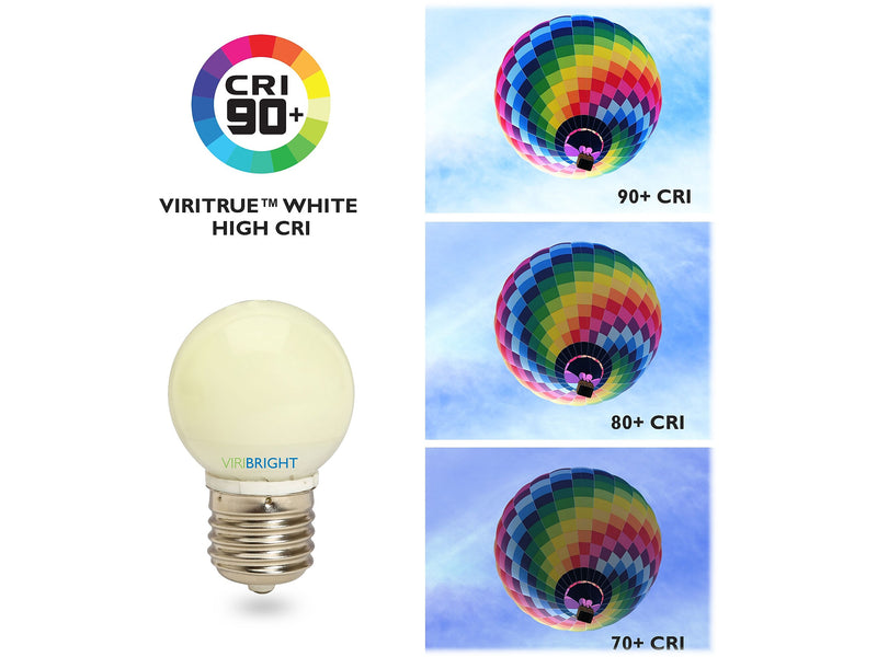 Viribright 3.2-Watts Soft White LED Globe Bulb, 12/Pack (74564)