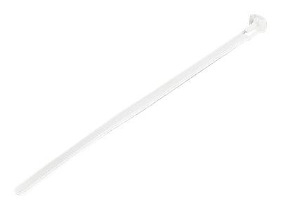 4XEM Cable Ties, 7.96" x 0.3", White, 100/Pack (4X8ZIPTIE100W)