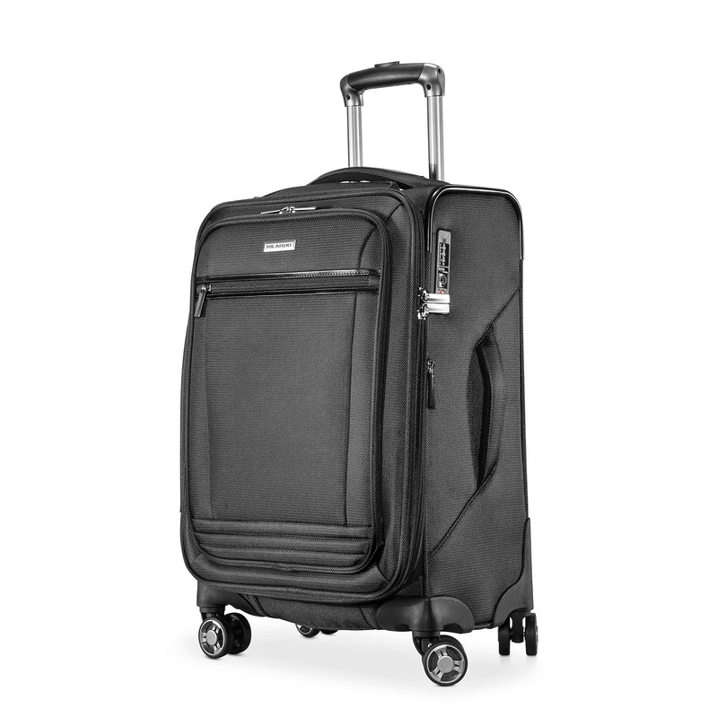Ricardo Beverly Hills Avalon 22.5" Carry-On  Suitcase, 8-Wheeled Spinner, Black (135-20-001-4WB)