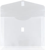 JAM Paper Premium Plastic Document File, Letter, Clear, 3/Pack (218V2CLX3)