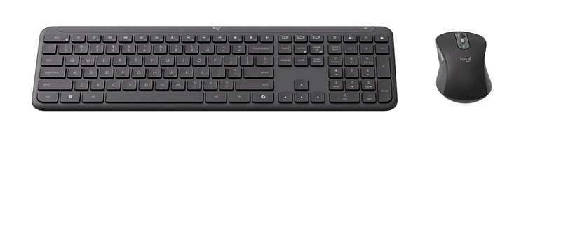 Logitech Signature Slim MK955 Wireless Keyboard and Optical Mouse Combo, Black (920-013271)