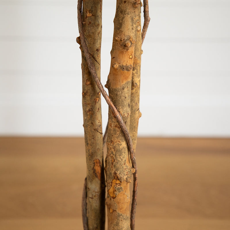Nearly Natural 8' Autumn Ficus Artificial Fall Tree (T4767)