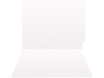 Medical Arts Press Heavy-Duty End Tab File Folder, Straight Cut, Letter-Size, White, 40/Box (S-09458-WHT)