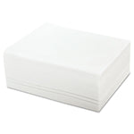 VeraClean Critical Cleaning Wipes, Smooth Texture, 1/4 Fold, 1-Ply, 12 x 13, Unscented, White, 50/Pack, 20 Packs/Carton
