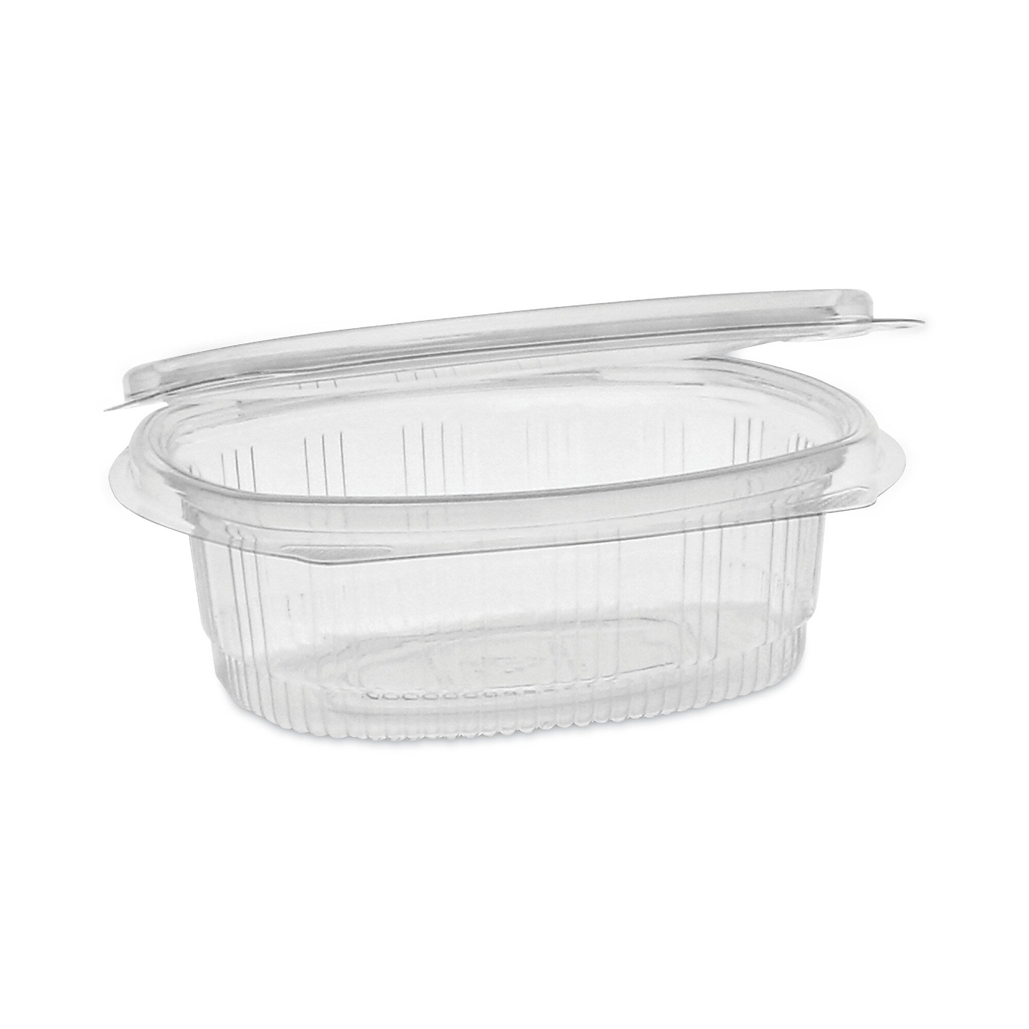 CONTAINER,HINGED LID,CLR