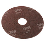 Surface Preparation Pad, 18" Diameter, Maroon, 10/carton