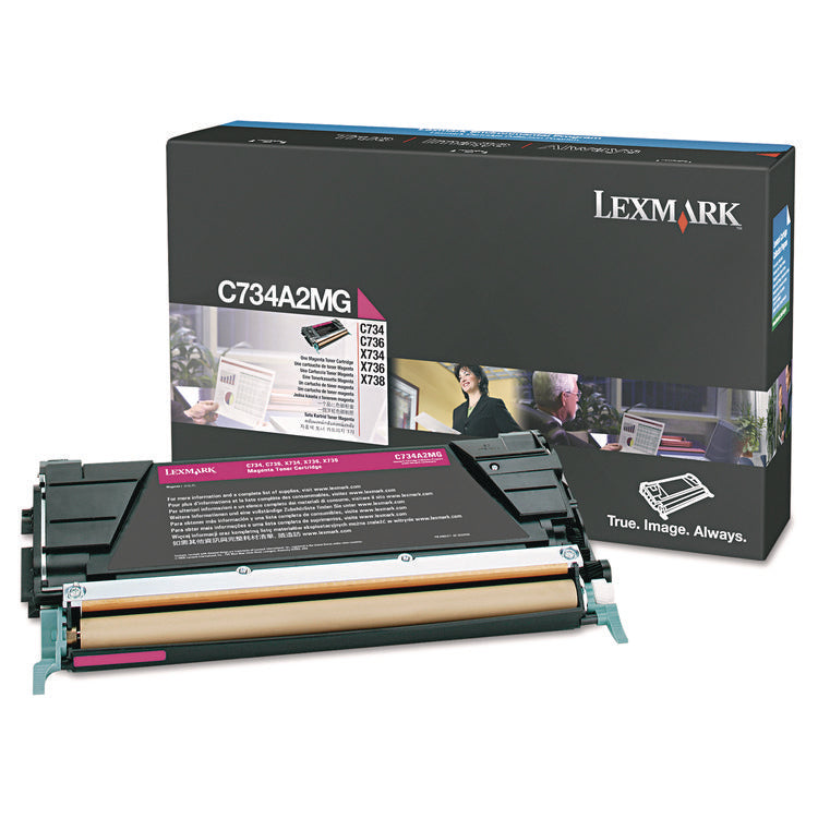C734a2mg Toner, 6,000 Page-Yield, Magenta