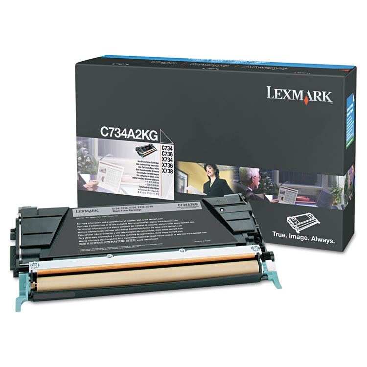 C734a2kg High-Yield Toner, 8,000 Page-Yield, Black