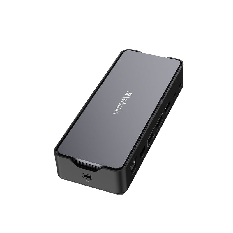 Verbatim USB-C Pro Universal 15-in-1 Docking Station for Windows 11/10/8, MacOS x 10.4 or above Laptop (32171)